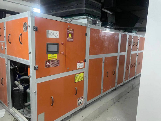 18年采用至今，除湿热泵依然运转正常